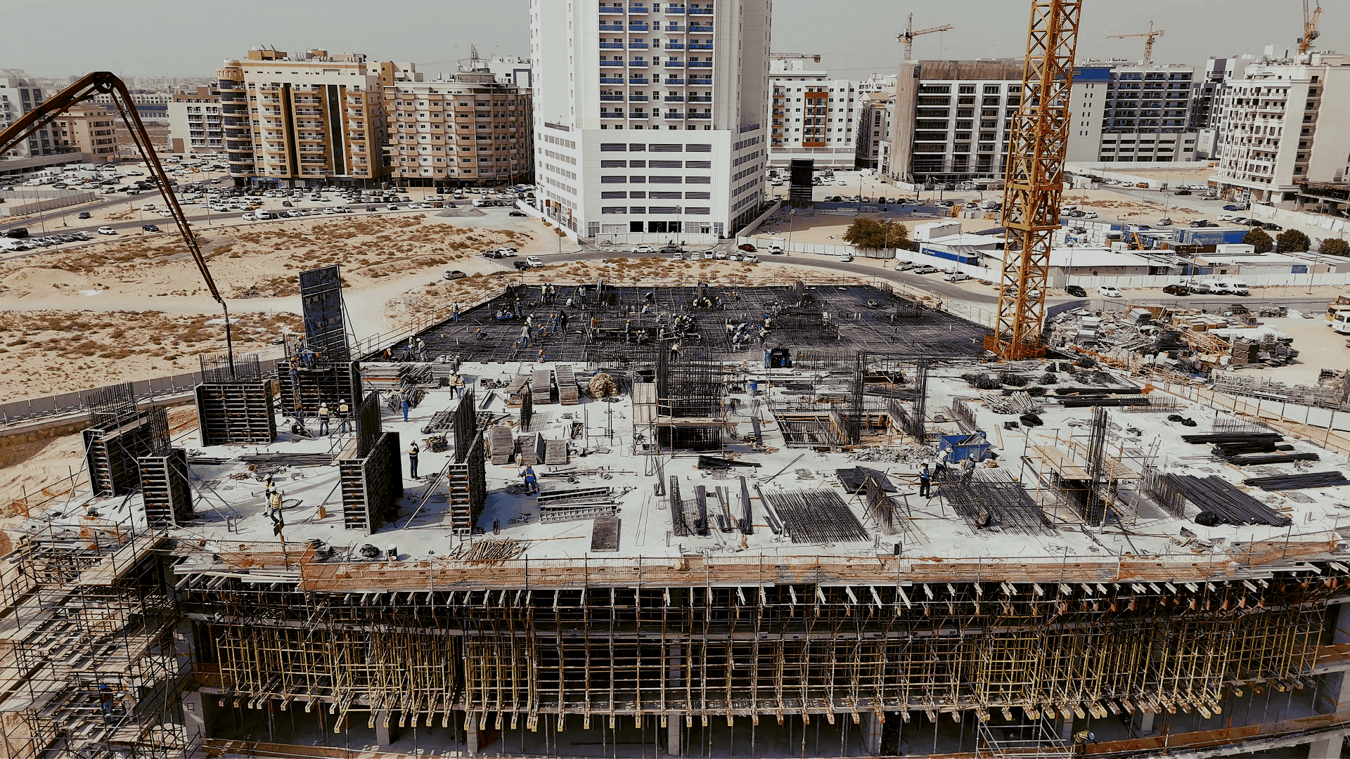 1st Floor Slab Casting – Pour 2